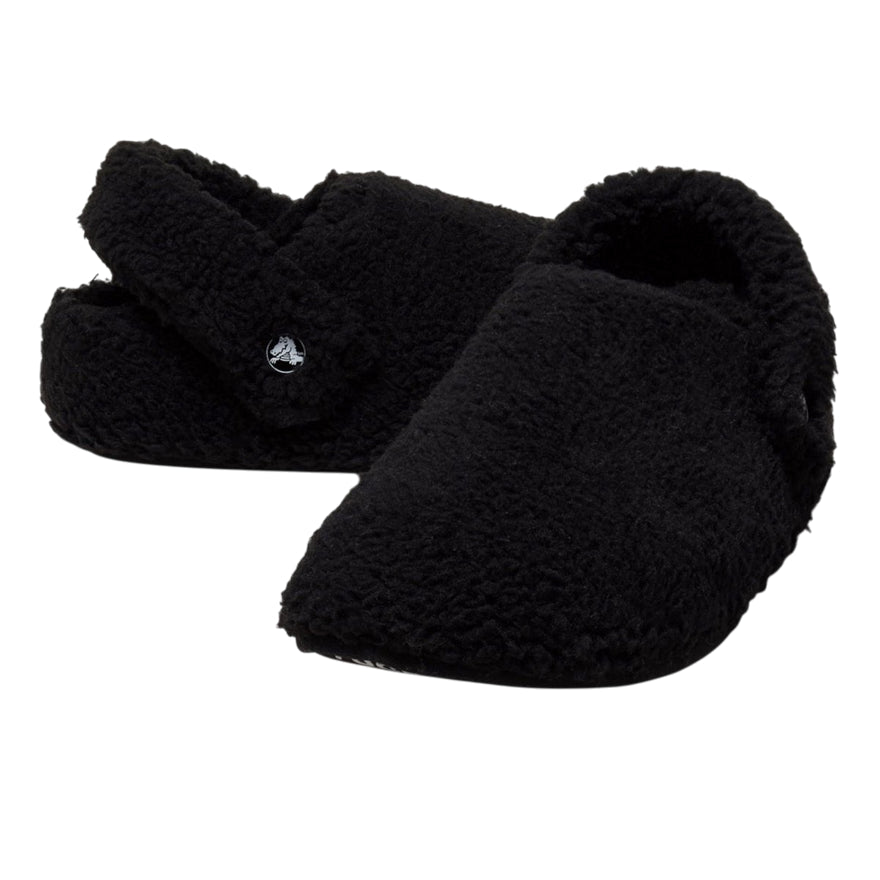 Crocs Classic Cozzzy Slipper Nero 209386/BLK | Pantofola Donna e Uomo - 3/4