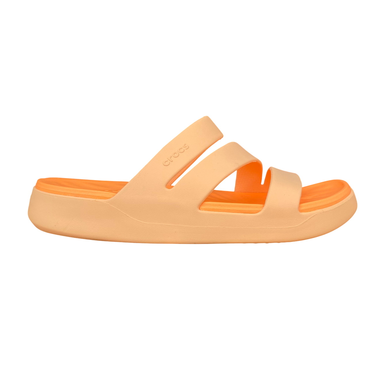 Crocs ciabatta sandalo Fuga Strappy da donna 209587-78Z golden hour
