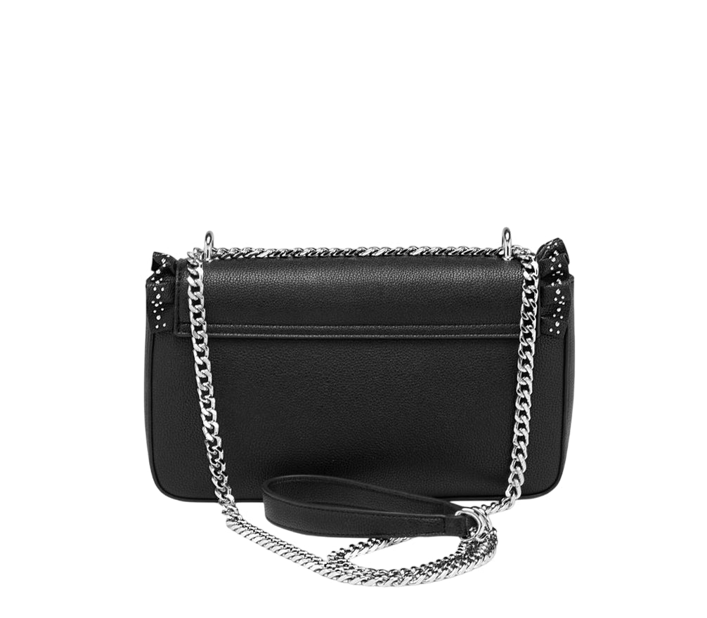 Cult Borsa con Patta Yoko Nero X4FPWX060022999 – Elegante Tracolla in Ecopelle Donna - retro