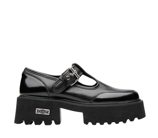 Cult Mocassino con fibbia e zeppa da donna CLW455600 nero
