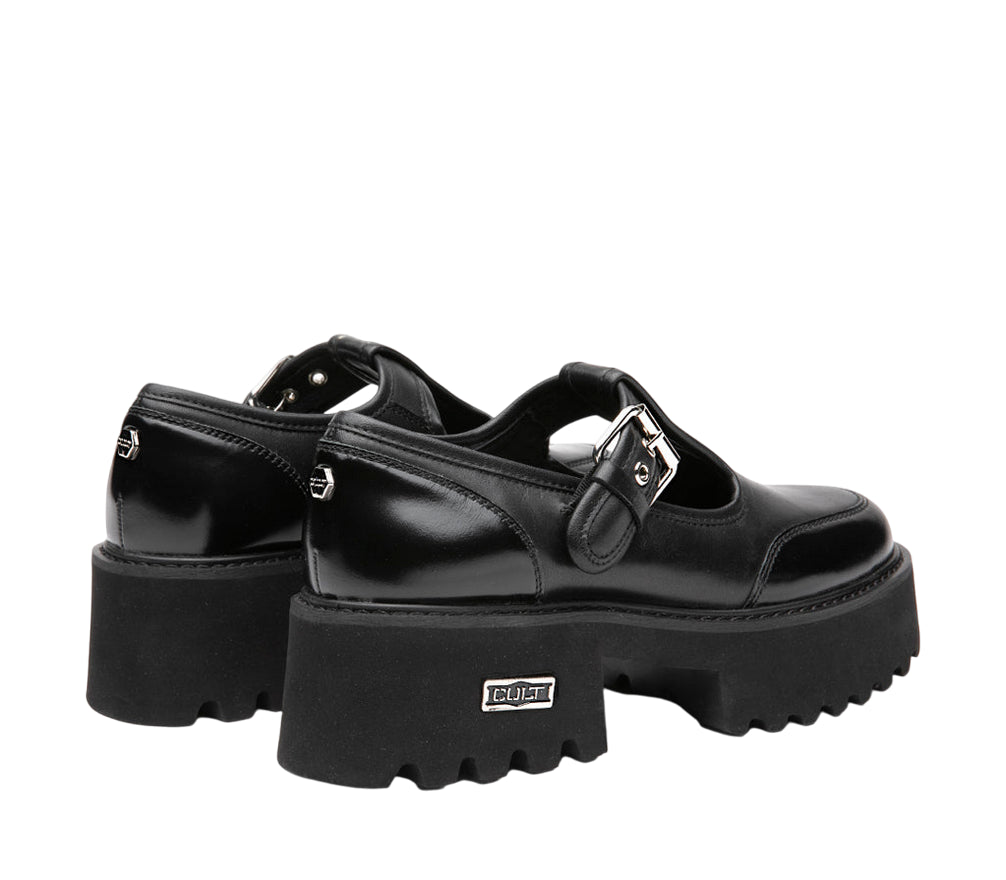 Cult Mocassino con fibbia e zeppa da donna CLW455600 nero - tallone