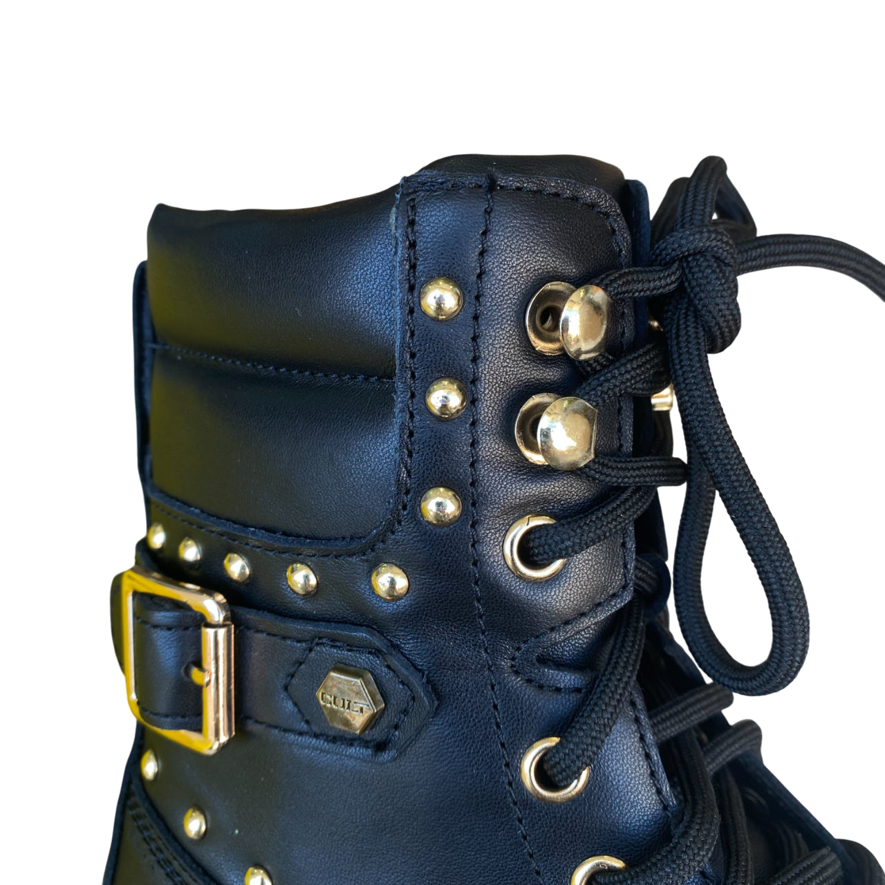 Cult ROCKY 4641 MID W Leather - Scarponcino Donna Borchiato Stivaletto Nero