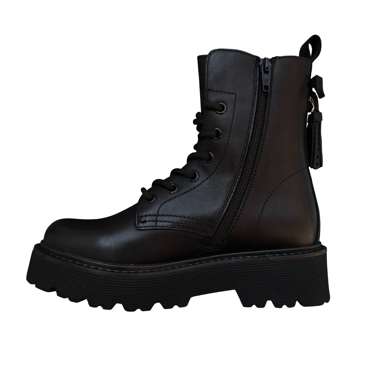 Cult Stivale Donna Anfibio Slash 4349 Mid Nero CLW434901 - Vista Laterale Inerno