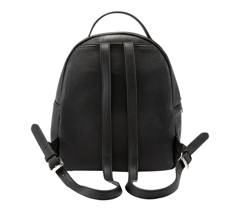 Cult Zaino Yoko Nero X4FPWX060065999 – Zaino Elegante in Ecopelle Donna con Rouches