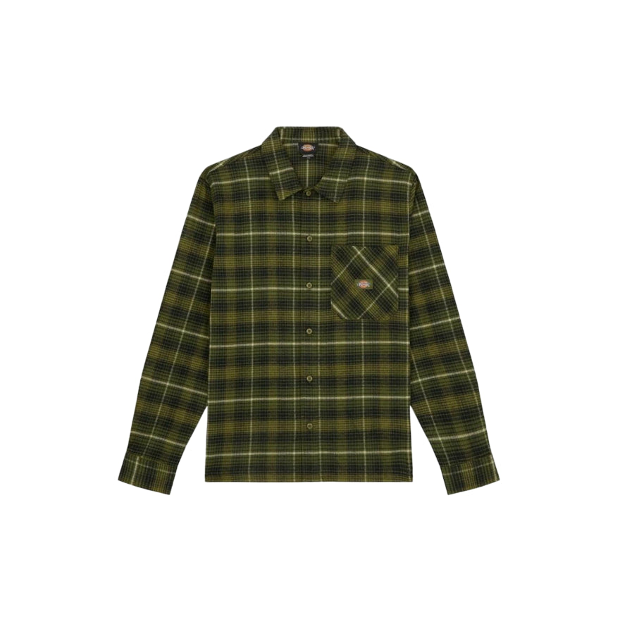 Dickies Camicia Uomo Forest Check Cipresso – Codice Articolo DK0A8653K72 - frontale