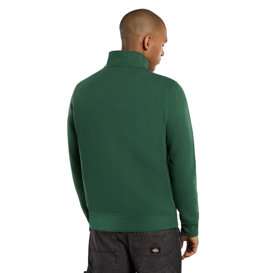 Dickies Felpa da Uomo Oakport con Zip Corta Pino – Codice Articolo DK0A4XD4PIN