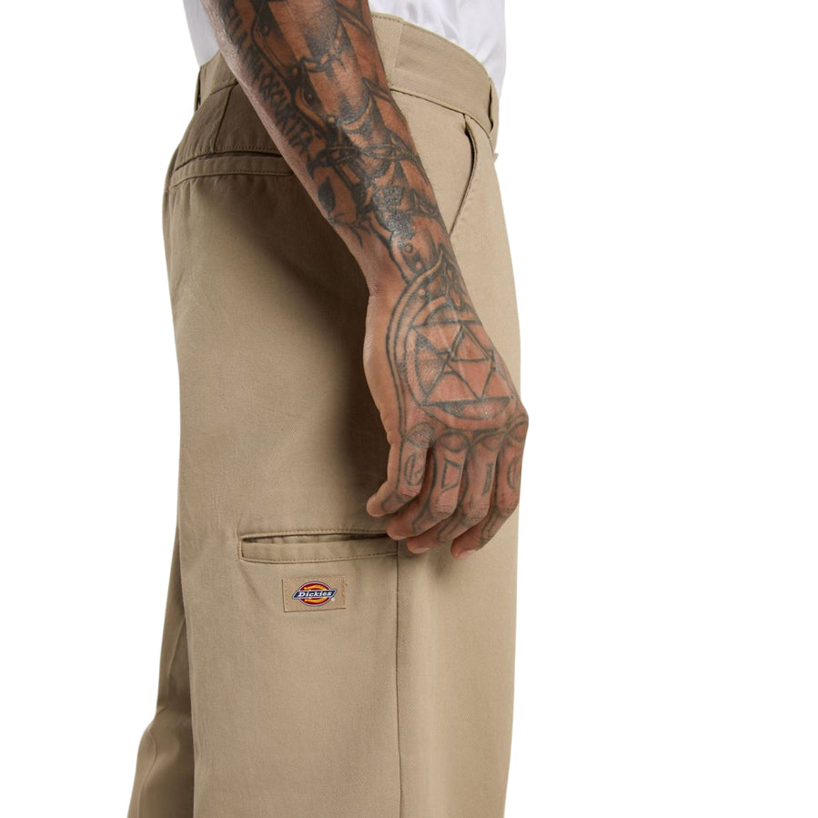 Dickies Pantalone Work Regular 247 Sabbia Uomo - Dettaglio Logo