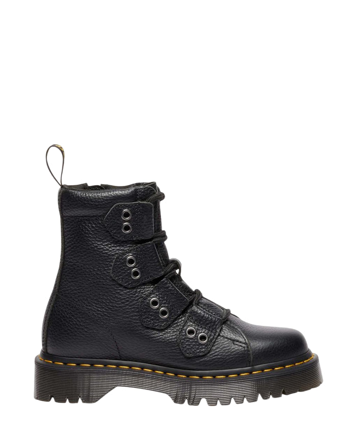 Dr. Martens – Anfibio 1460 Bex LTT 41750001 Nero | Platform Punk, Pelle Liscia, Comfort Urban Unisex