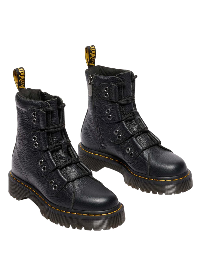 Dr. Martens – Anfibio 1460 Bex LTT 41750001 Nero | Platform Punk, Pelle Liscia, Comfort Urban Unisex