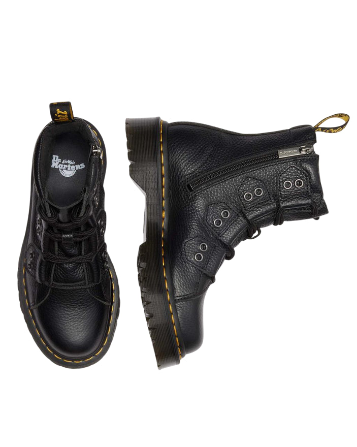 Dr. Martens – Anfibio 1460 Bex LTT 41750001 Nero | Platform Punk, Pelle Liscia, Comfort Urban Unisex