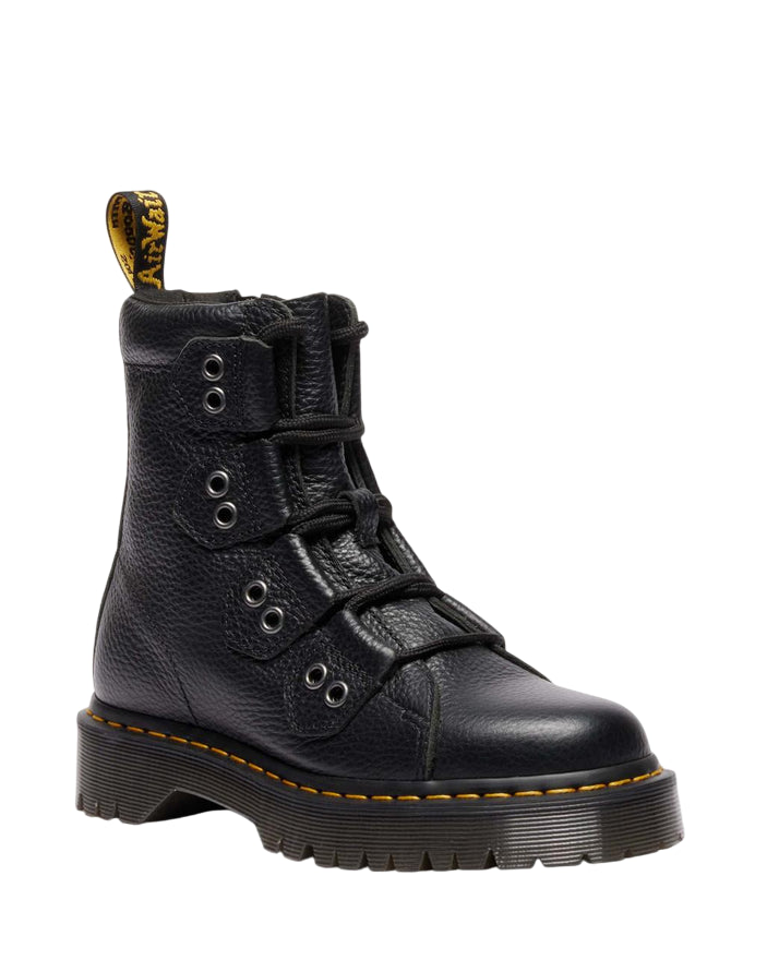 Dr. Martens – Anfibio 1460 Bex LTT 41750001 Nero | Platform Punk, Pelle Liscia, Comfort Urban Unisex