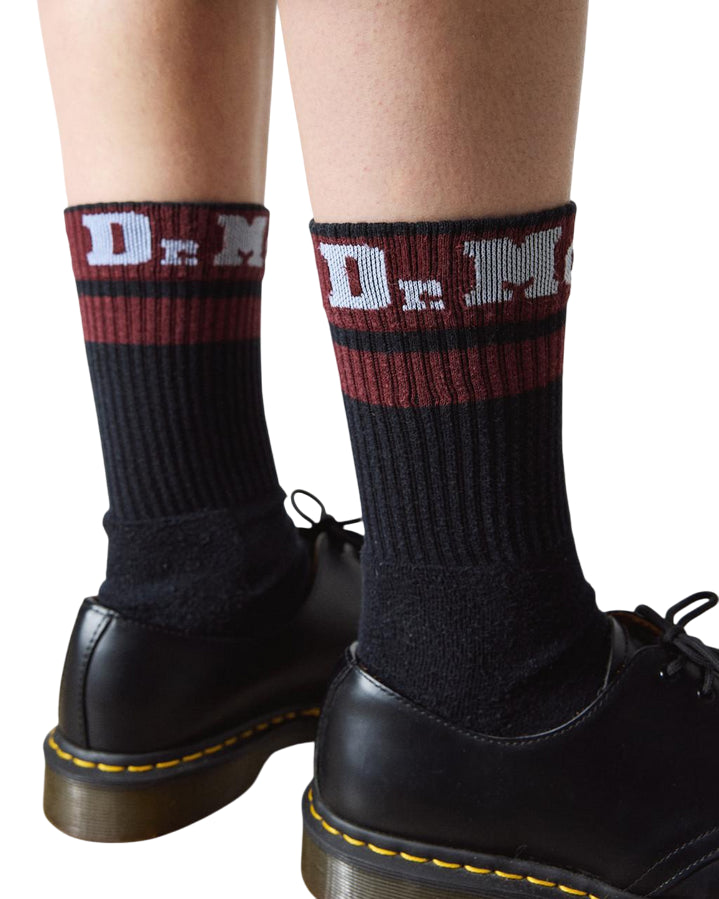 Dr. Martens Calzino Athletic Logo AC681004 Nero – Comfort Iconico