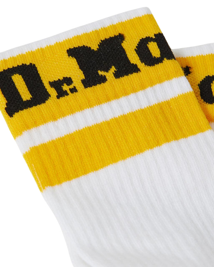 Dr. Martens Calzino Athletic Logo AC681103 Bianco – Comfort Iconico