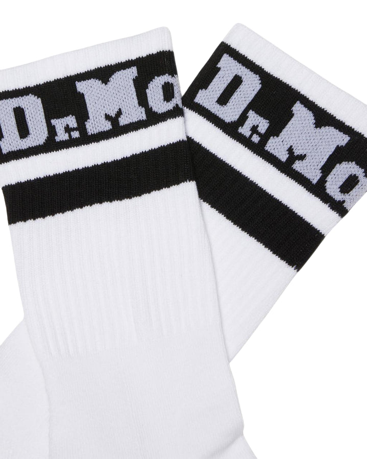 Dr. Martens Calzino Athletic Logo AC681104 Bianco – Comfort Iconico
