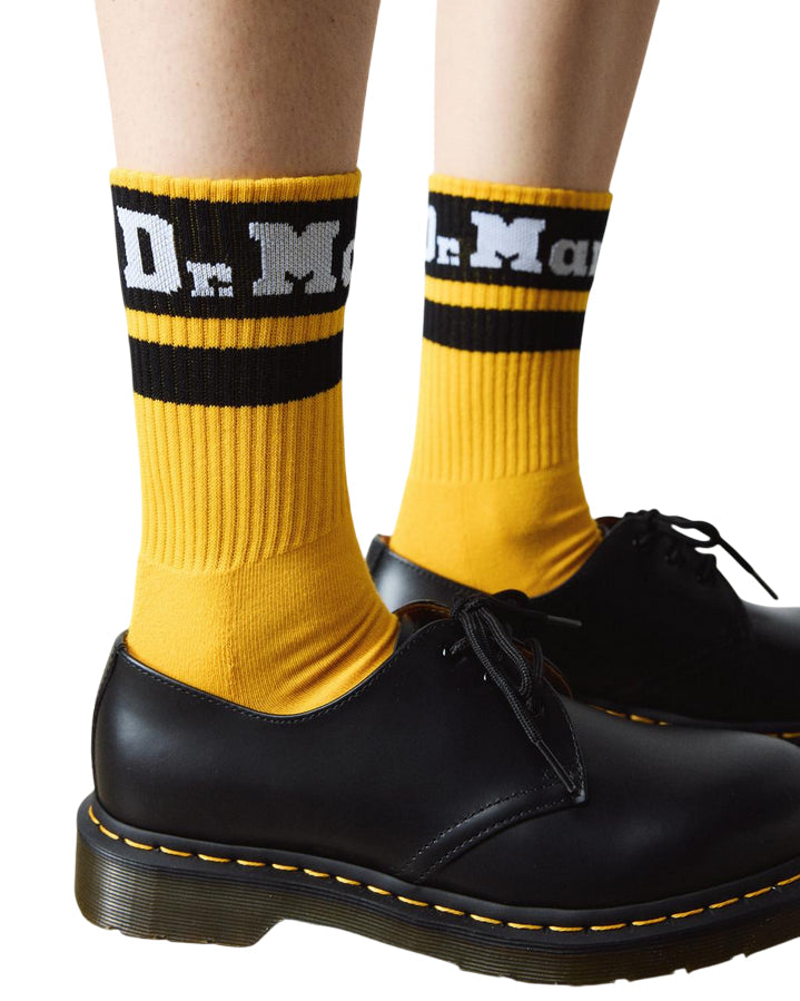 Dr. Martens Calzino Athletic Logo AC681700 Giallo – Comfort Iconico