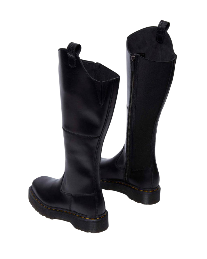 Dr. Martens – Stivale Donna Amaayah Hi 31947001 Nero | Eleganza Cavallerizza, Pelle Orleans Premium, Comfort Urban Bex Squared