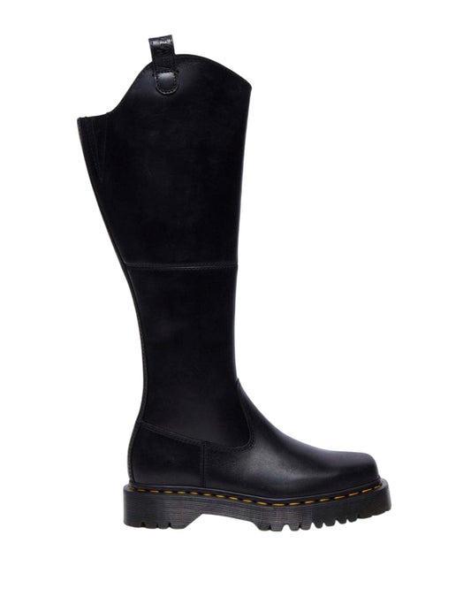 Dr. Martens – Stivale Donna Amaayah Hi 31947001 Nero | Eleganza Cavallerizza, Pelle Orleans Premium, Comfort Urban Bex Squared
