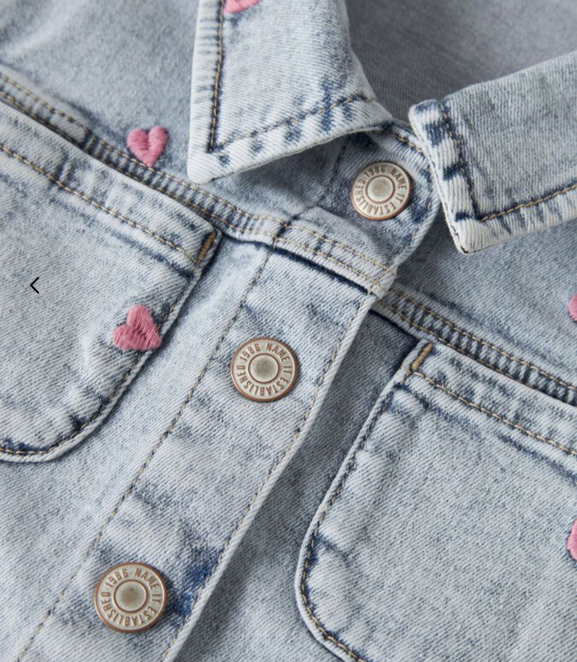 name it giubbini in jeans da bambina 13250731 blu chiaro