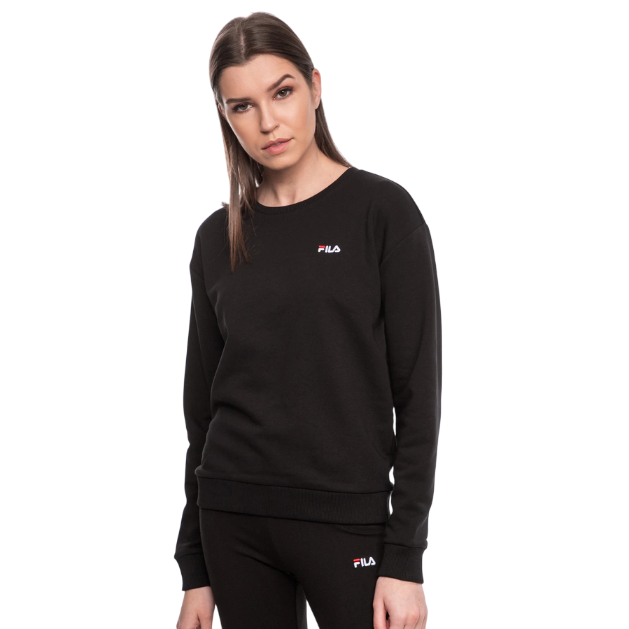 Fila felpa girocollo da donna Effie Crew Sweat 688053 002 nero