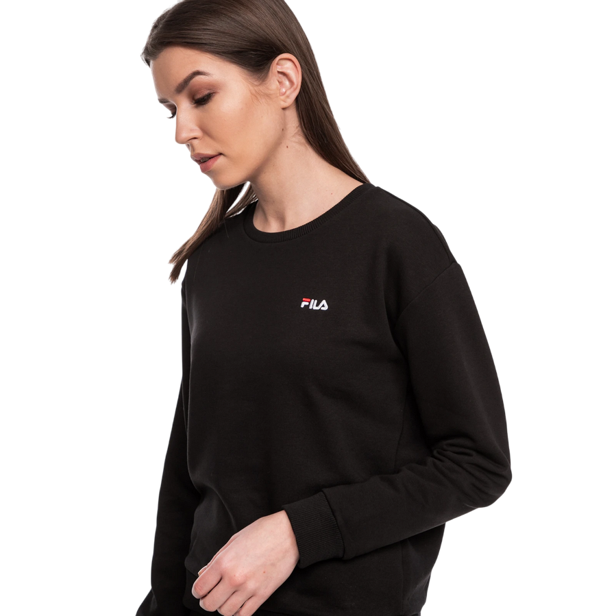 Fila felpa girocollo da donna Effie Crew Sweat 688053 002 nero