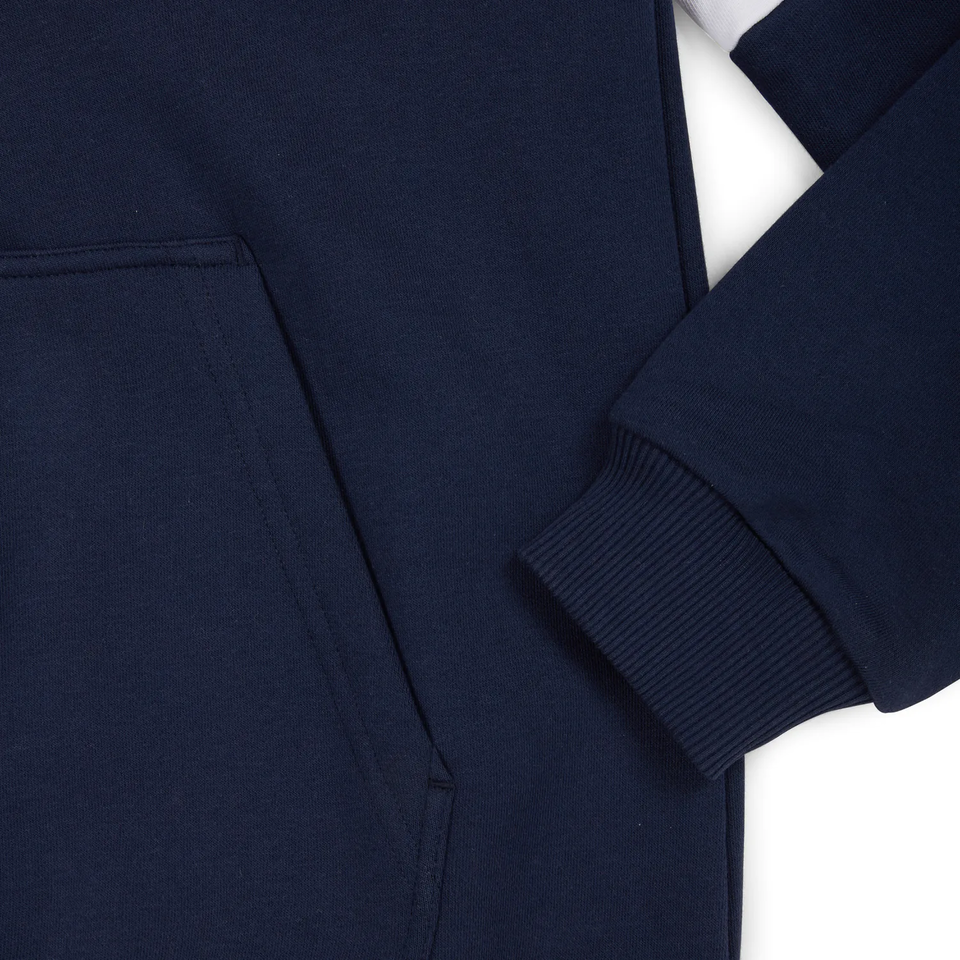 Fila felpa con cappuccio e logo da uomo Night Blocked Hoody 687001 G06 rosso-bianco-blu