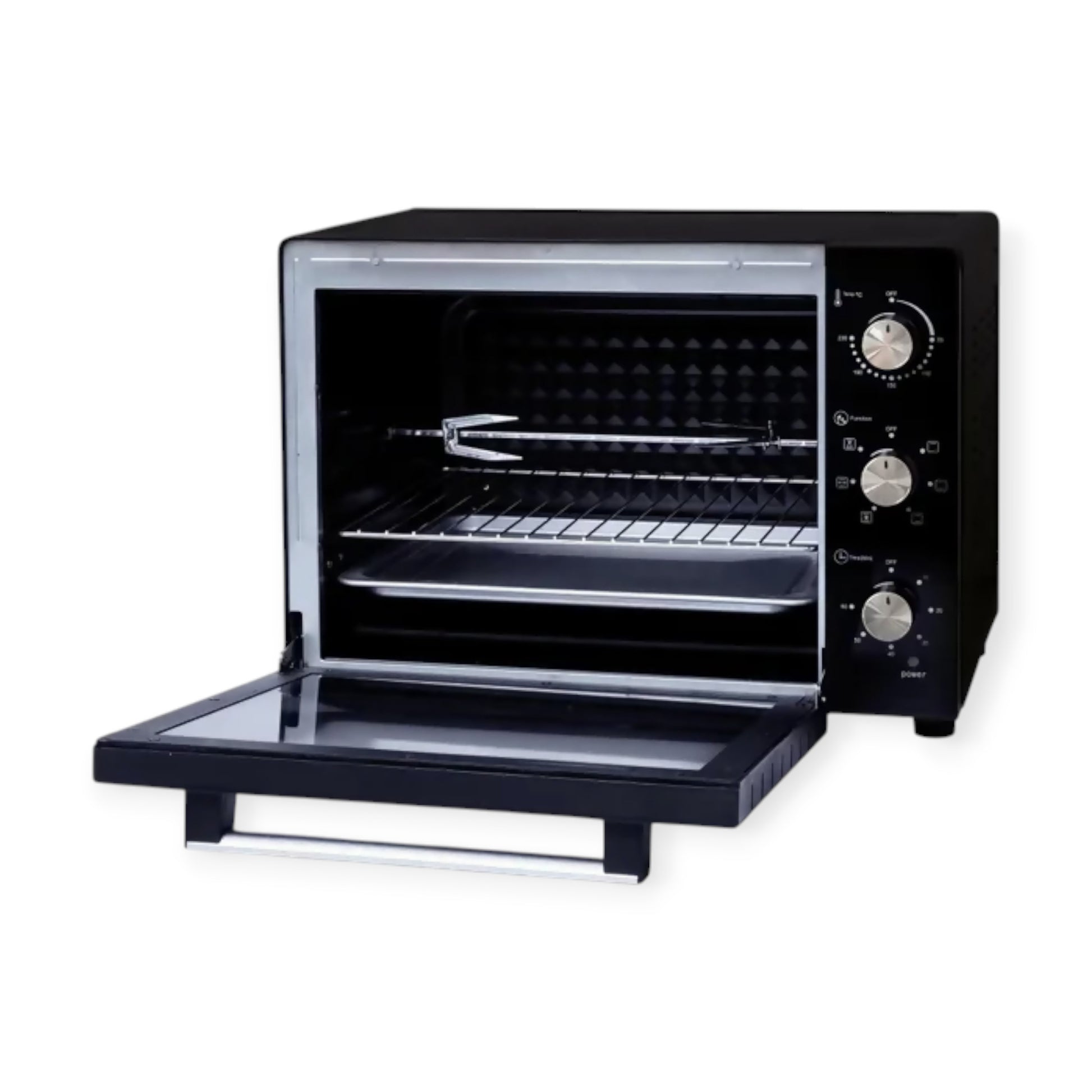 Forno Elettrico Hyundai 60L 1900W Ventilato 6 Modalità Girarrosto