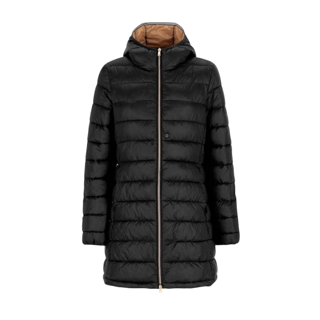 Conte of Florence Giaccone con cappuccio da donna 6532069D 7 Nero - Giacca Invernale Calda e Leggera