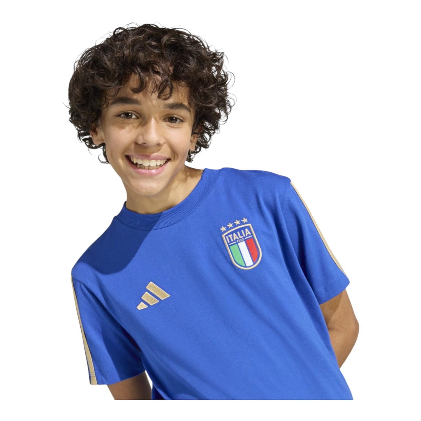 Adidas maglietta FIGC DNA Italy JY9540 azzurra