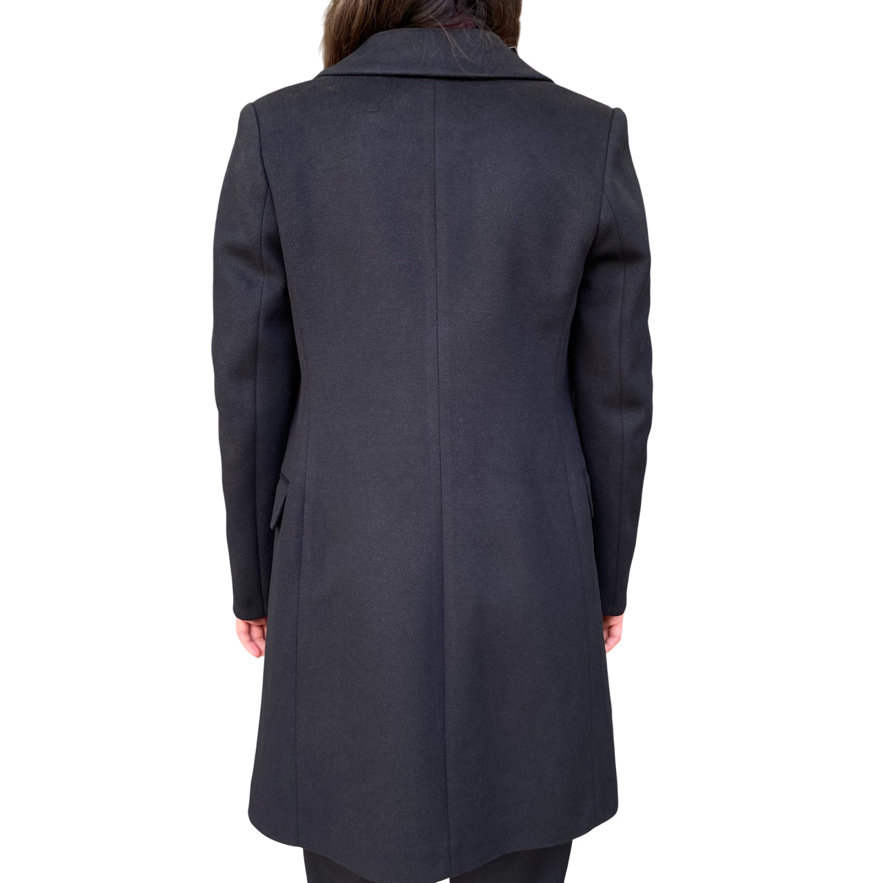 GRIFFAI D6050: Cappotto Baronetto Donna Nero - posteriore