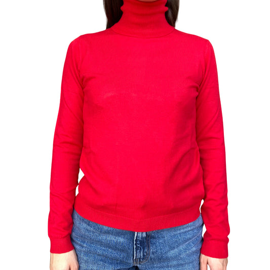 GRIFFAI Maglia Dolcevita da Donna DGF5551 Rosso