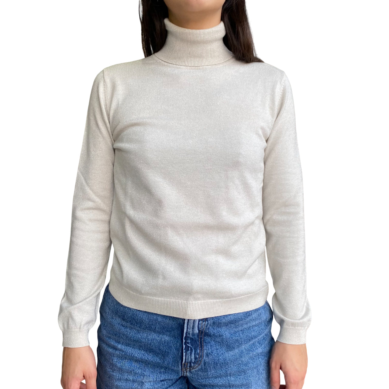 GRIFFAI Maglia Lurex Donna DGF5598 Beige