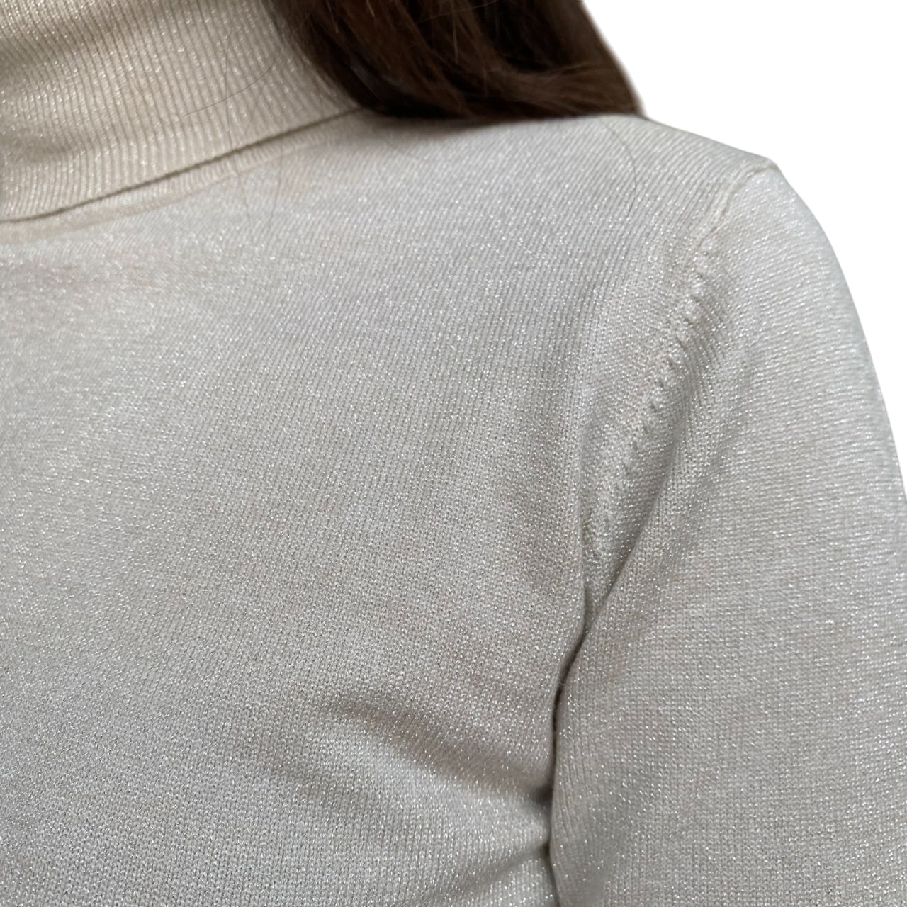 GRIFFAI Maglia Lurex Donna DGF5598 Beige