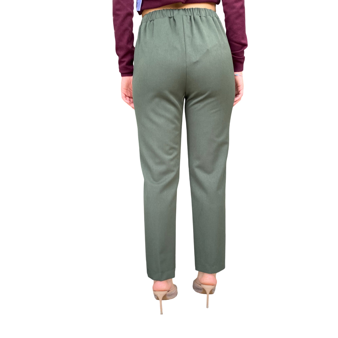 Gaudì Pantalone Donna con Laccetto Verde 521DB25030 2502