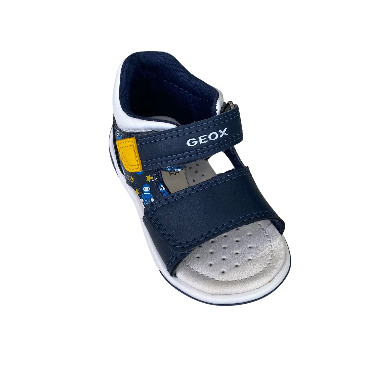 Geox sandalo da bambino Zapito B556EA 05404 CF42Q blu-giallo