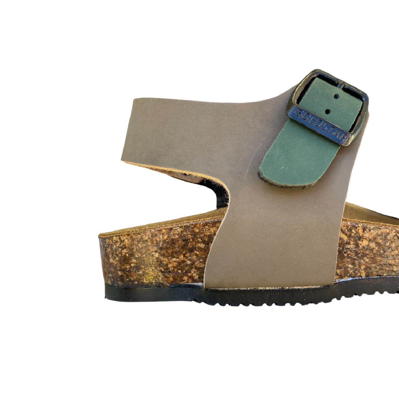 Goldstar sandalo da bambino con plantare ergonomico con 2 fibbie GS8805 pineta