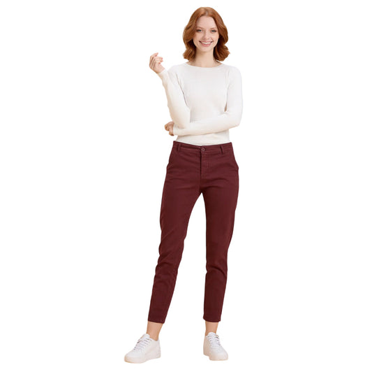 Griffai Pantalone Donna Aurora DGF6000 Bordo