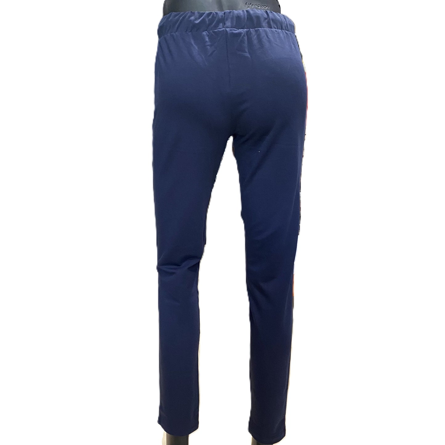 Hangar - Pantalone Donna Z636D+BLU01 Blu Senza Polsino - retro