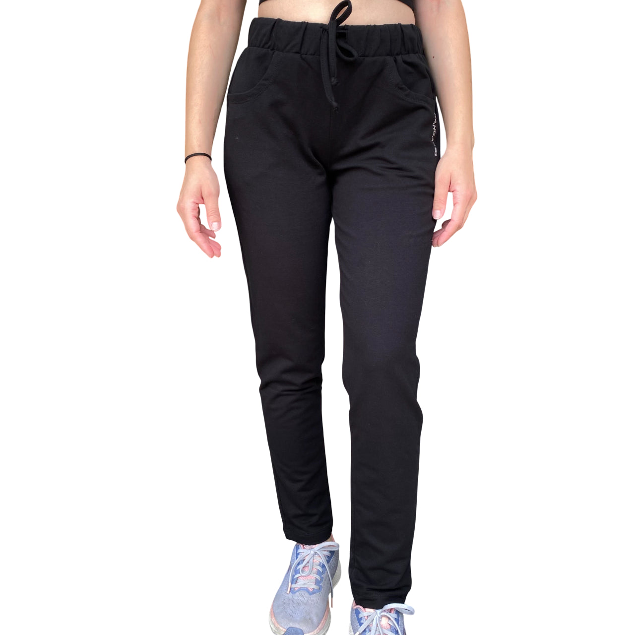Hangar - Pantalone Donna Z636D+NRO01 Nero Senza Polsino