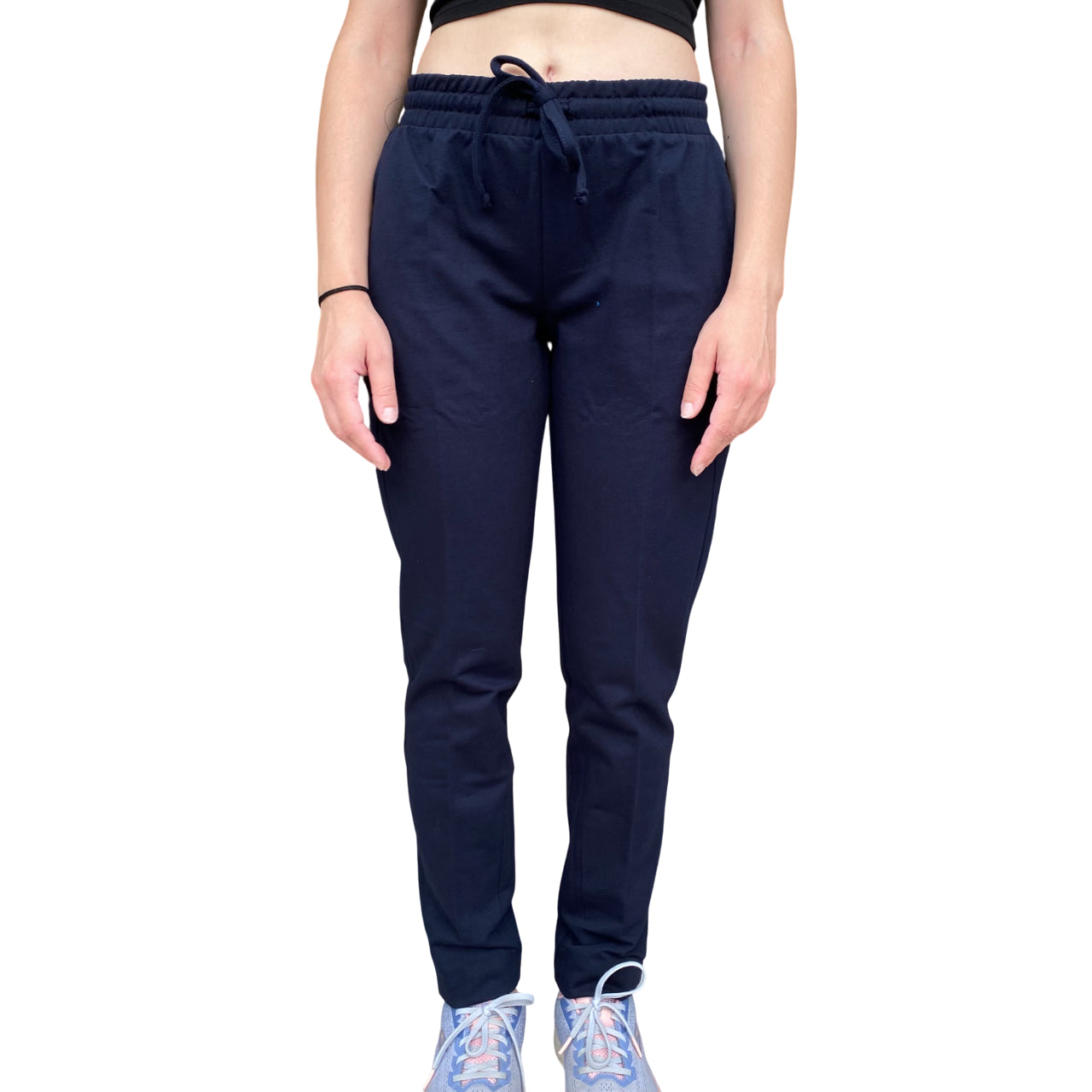 Hangar - Pantalone Donna Z829DBLU01 Blu in Felpa 