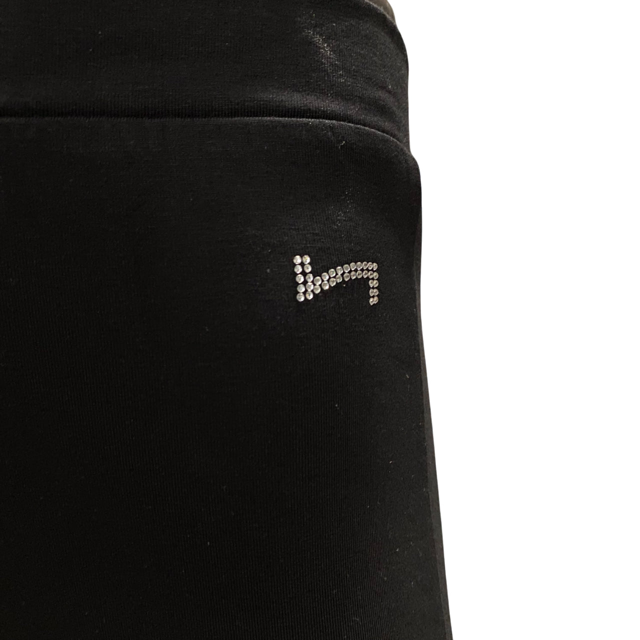 Hangar - Pantalone Sportivo Z848D Nero - Fuseaux a Zampa Donna