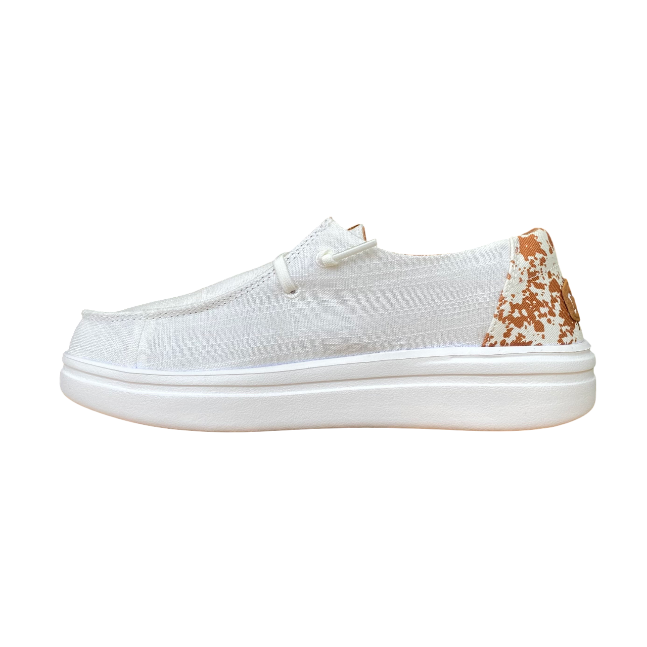 Hey Dude scarpa con tomaia in tela da donna Wendy rise animal 43780-94S bianco-multi