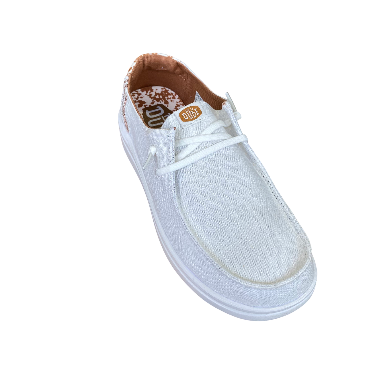 Hey Dude scarpa con tomaia in tela da donna Wendy rise animal 43780-94S bianco-multi