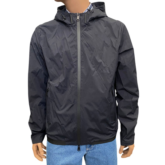 Astrolabio giubbino sfoderato da uomo con cappuccio CX9M 956 blu