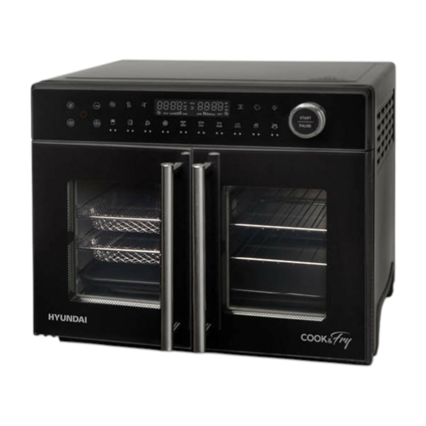 Hyundai CHN-FF30TGB – Forno Friggitrice ad Aria Doppia Cavità 30L 2400W