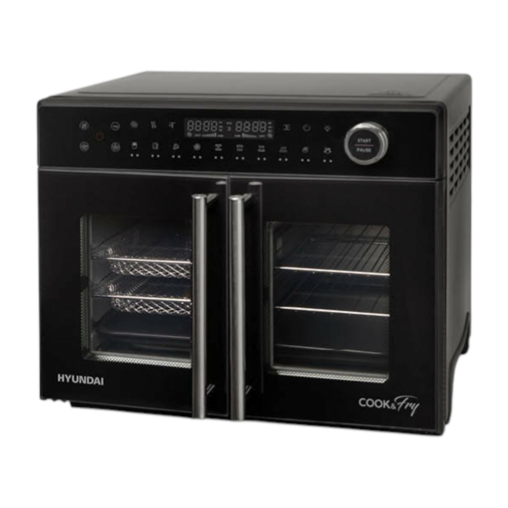 Hyundai CHN-FF30TGB – Forno Friggitrice ad Aria Doppia Cavità 30L 2400W