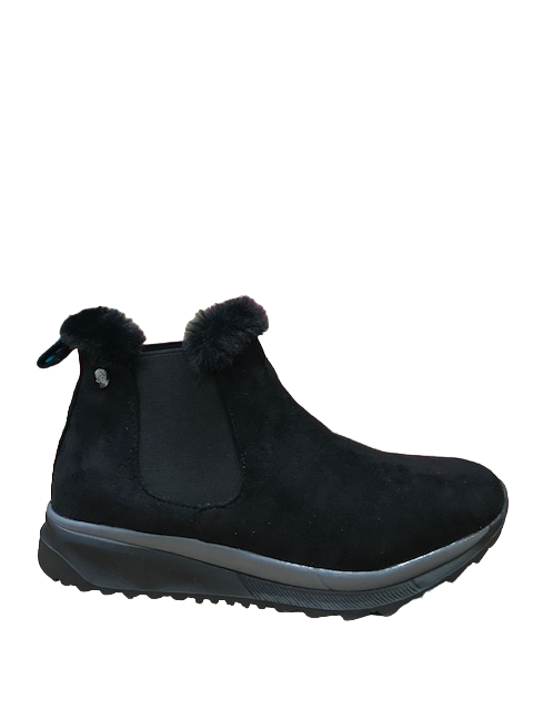 Xti stivaletto da donna in camoscio 48558 black