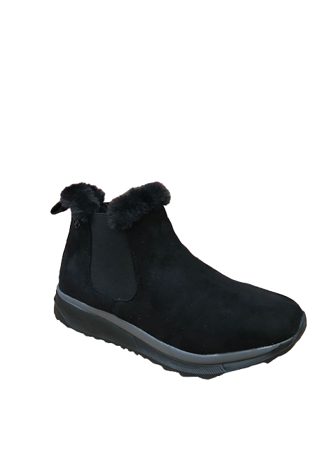 Xti stivaletto da donna in camoscio 48558 black