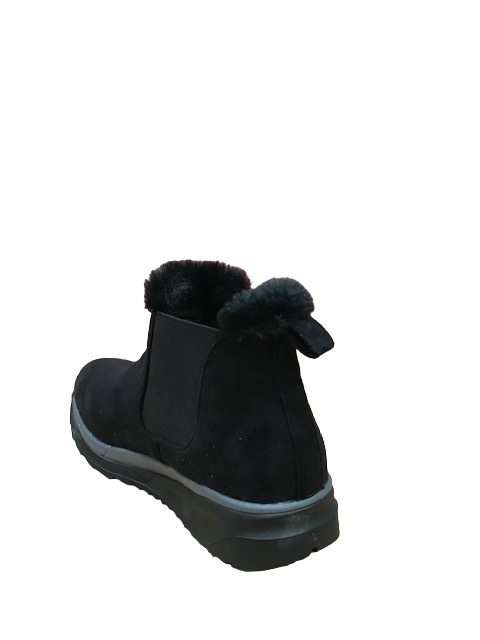 Xti stivaletto da donna in camoscio 48558 black