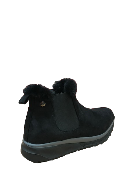 Xti stivaletto da donna in camoscio 48558 black