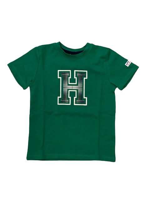 Hangar93 T-shirt manica corta da bambino girocollo Z2660B VER03 verde